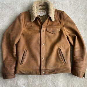 Schott Leather Western Trucker Jacket